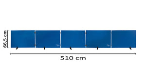 Metal TT Dynamic Plastic Queue Rope Barrier 5m, Extensible Barriers for Delimitation of Spaces, Crowd Control