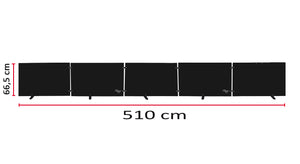 Metal TT Dynamic Barriere Extensible en Plastique pour la File D'Attente 5m Poteau de Signalisation et Délimitation des Espaces